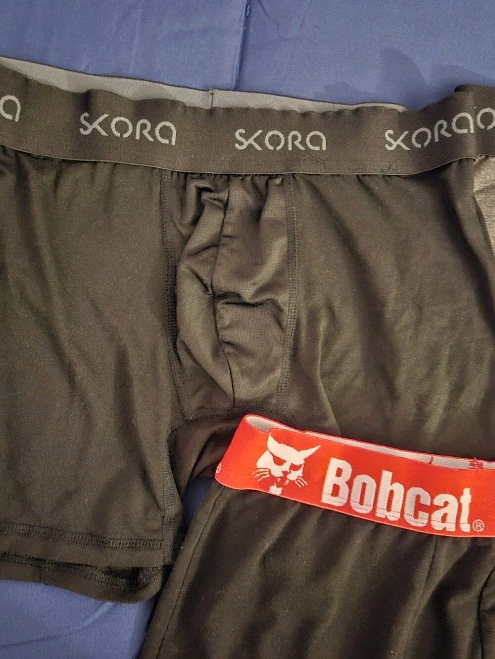 Bobcat & Skora Men's Black Performance Boxer Briefs - 3 Pack